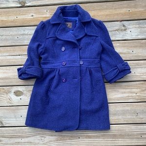 Vintage y2k royal blue winter pea coat